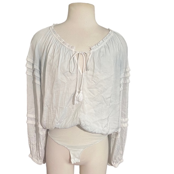 free people intimately all tucks bodysuit sz- xs - Picture 2 of 5